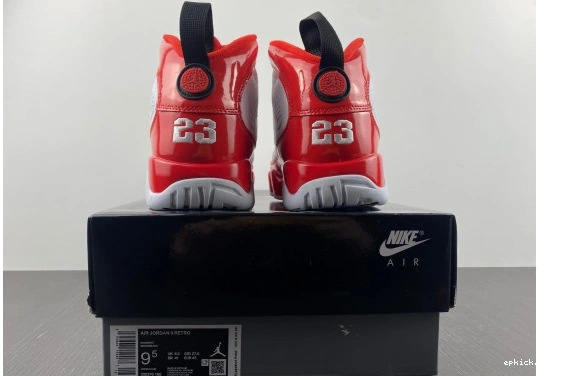 Cheap EP Retro 9 302370-160 Gym 302370-160 Jordan White Red 0106